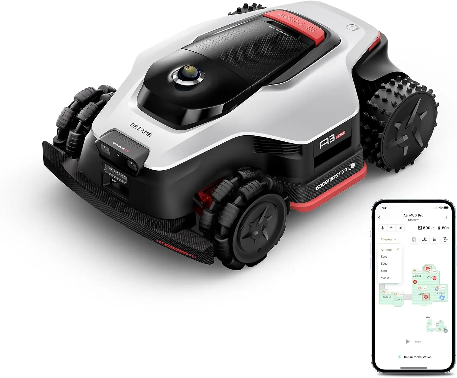 Dreame A3 AWD Pro 5000 — Produktbild